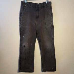 Vintage faded and distressed carhartt carpenter pants